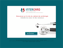 Tablet Screenshot of cardiologie-intercard.fr